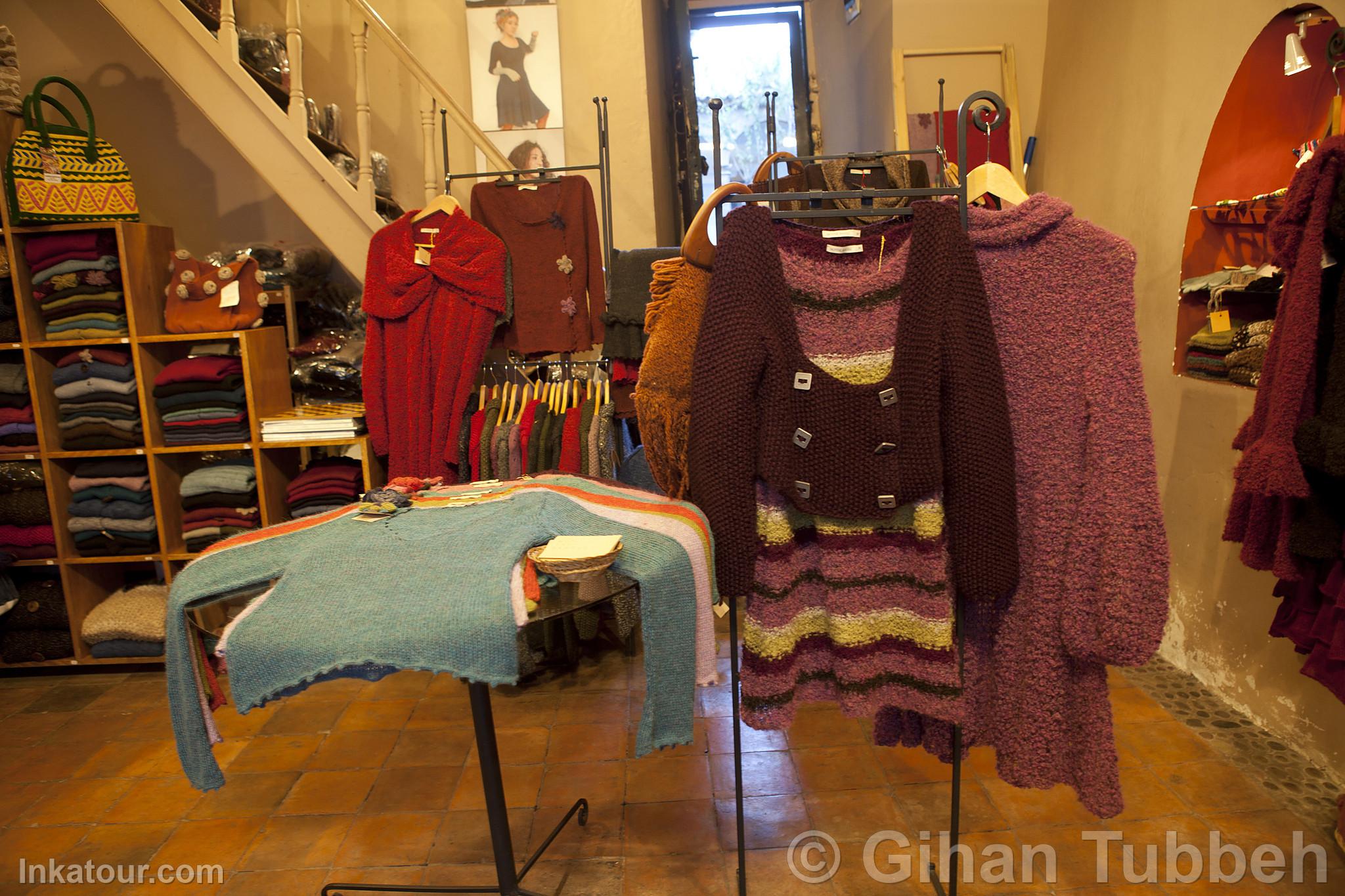 Alpaca Clothing Store in Cusco