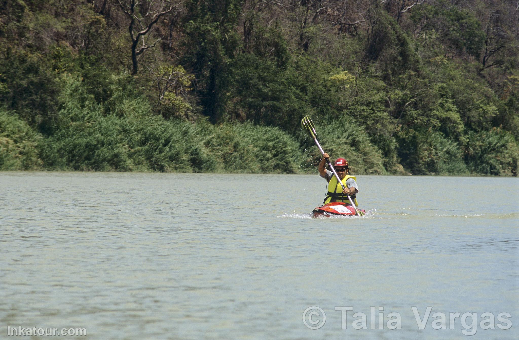 Kayak in the Tumbes River