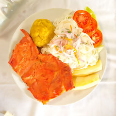 Chonta, Tacacho, and Cecina
