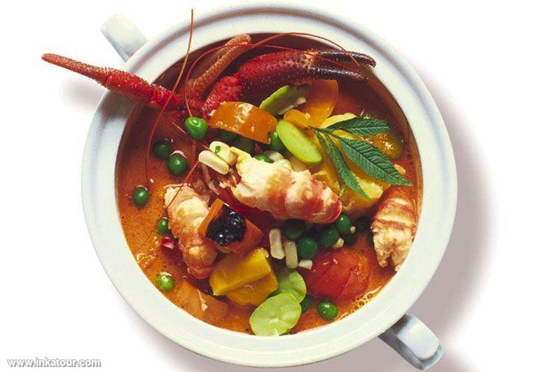 Shrimps soup