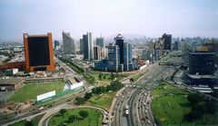 Highway in San Isidro, Lima