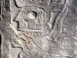 Personage carved in stone, Tiahuanaco