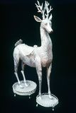 Deer. Filigree of silver