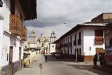 Street and church in Cajamarca