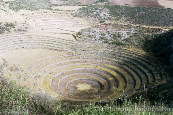 The archeological site of Moray, near Cuzco