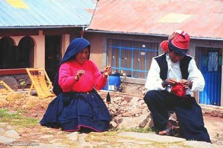 Couple from Taquile