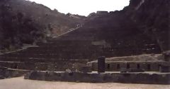 Inca's stairs, Ollantaytambo