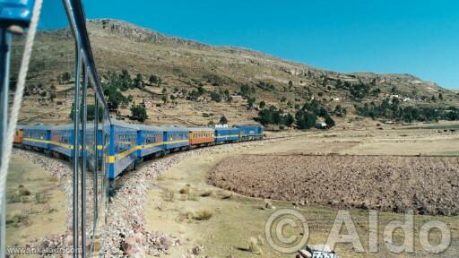 Trip Puno-Cuzco in train